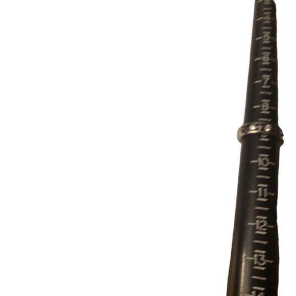 Stainless steel ring with‎ cross and 3 CZs size 9 - Picture 5 of 7